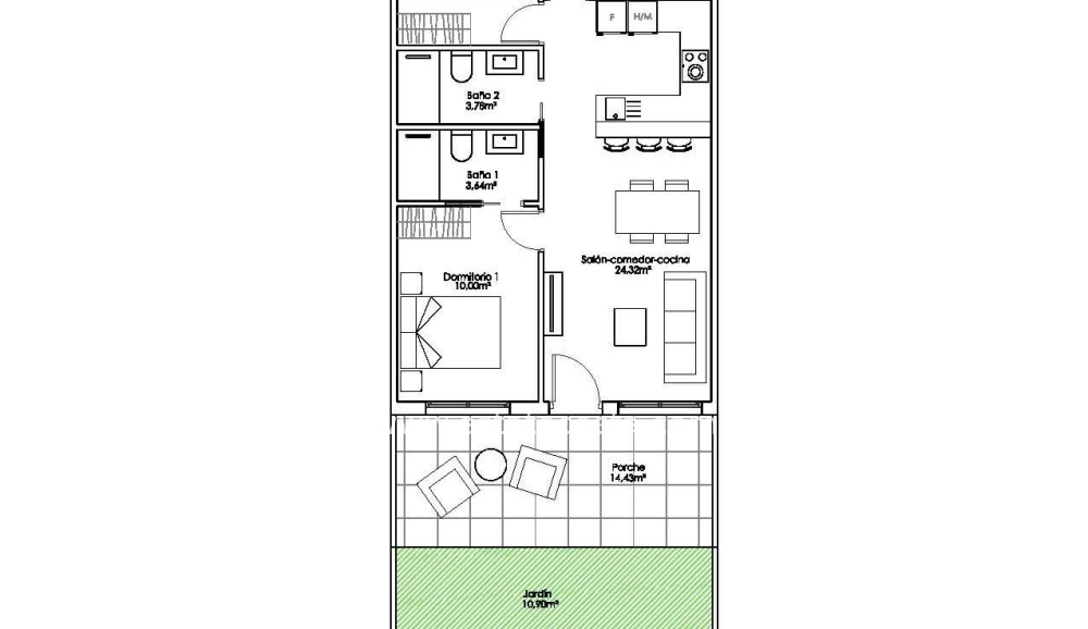 Bungalow dolny