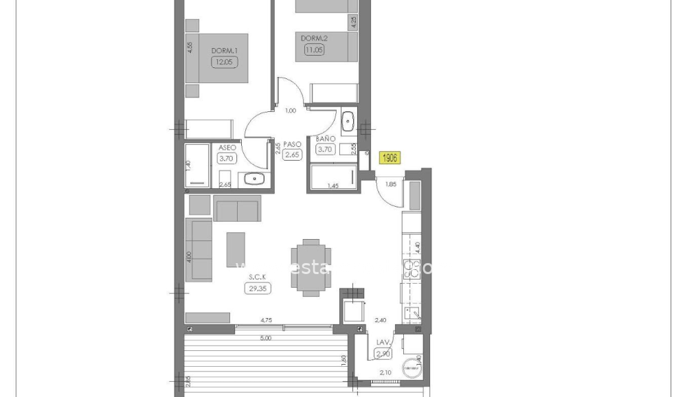 Bungalow dolny